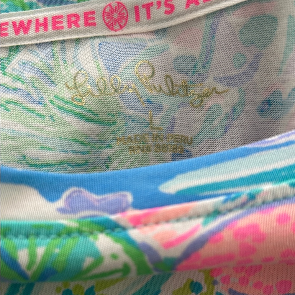 Lilly Pulitzer T-shirt dress size large - Picture 3 of 3